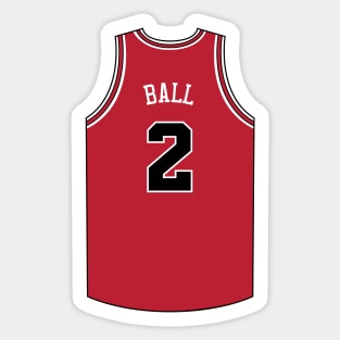 Lonzo Ball Chicago Jersey Qiangy Sticker